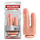 Фалоімітатор подвійний з мошонкою Chisa Ballsy Super Cock Bromeo # 02 на присосці, тілесний 18+, фото 2