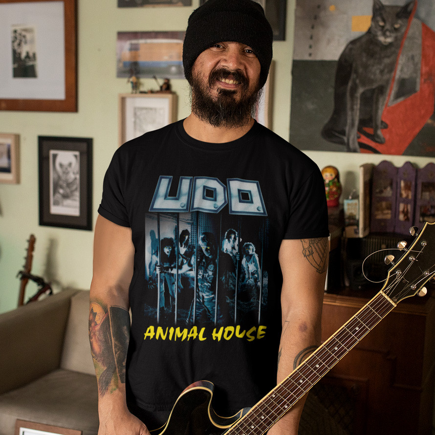 Футболка унісекс UDO (Animal House) XS чорний, фото 1