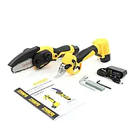 Набір DeWalt 2-в-1 (Акумуляторні секатор DCMP240P1 та пила DCM150N) для садових робіт