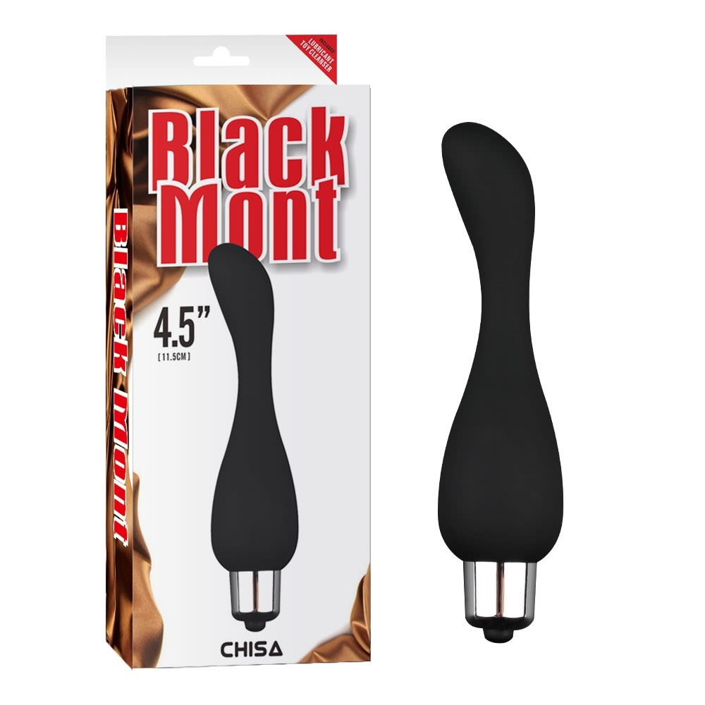 Анальний стимулятор із вібрацією Chisa Black Mont Vibrating Smmothie, чорний 18+, фото 1