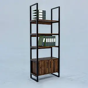 Стелаж офісний Tobi Sho LOFT Volcano СЛВ/2 для документів, 800x400x1900 мм Фаєрвуд