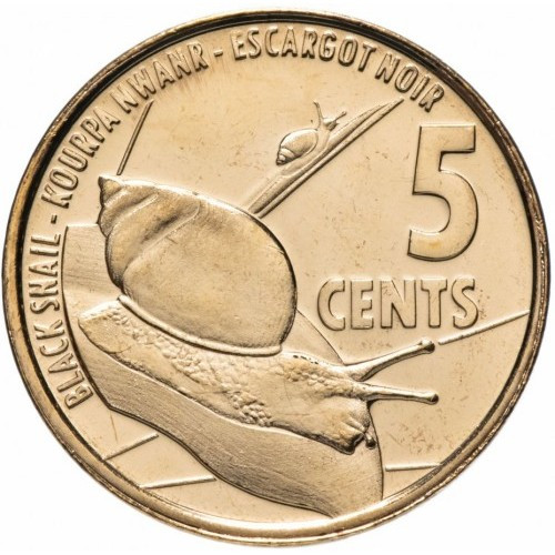 Сейшельські острови Республіка Сейшели 5 центів 2016 рік №3300