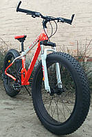 Фетбайк алюмінієвий 26/4.0 Kayot позашляховик з амортизатором, широкі колеса фетбайк
