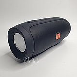 Портативна бездротова Bluetooth колонка з двома сабвуферами, компактна колонка Чорна Charge-4-Black, фото 4