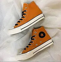 CONVERSE ORANGE BLACK