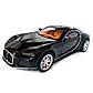 Машинка металева Bugatti Atlantic чорна АвтоЕксперт 1:24 парогенерація світло звук 20*8,5*5,5 см (GT-70150), фото 3