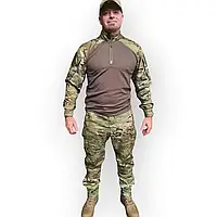 Комплект тактичної уніформи 505 SQUARE Multicam (штани+убакс) літо/весна для військових анатомічний мультикам