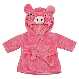 Халатик для ляльки "Порося" Limo Toy M 6049 UA(Pink) для ляльки 43-46 см, Toyman