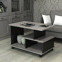 Прямокутний журнальний стіл на коліщатках ТАНДЕМ хортиця ф-ка Гама-стиль 750x500x520h