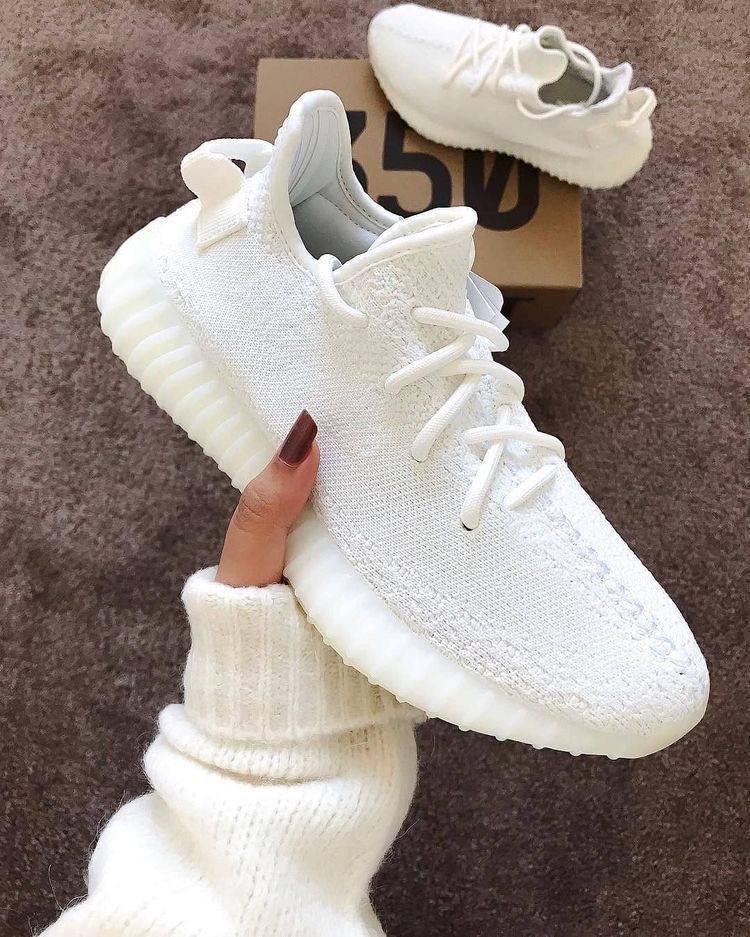 Adidas Yeezy 350 Full White Premium 39, фото 1