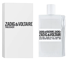 Жіночі парфуми Zadig & Voltaire This is Her! Tester (Задіг Вольтер Зіс іс Хе) Парфумована вода 100 ml/мл Тестер