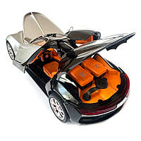 Машинка металева Bugatti Atlantic срібно-чорна АвтоЕксперт 1:24 парогенерація світло звук 20*8,5*5,5 см (GT-70150), фото 8