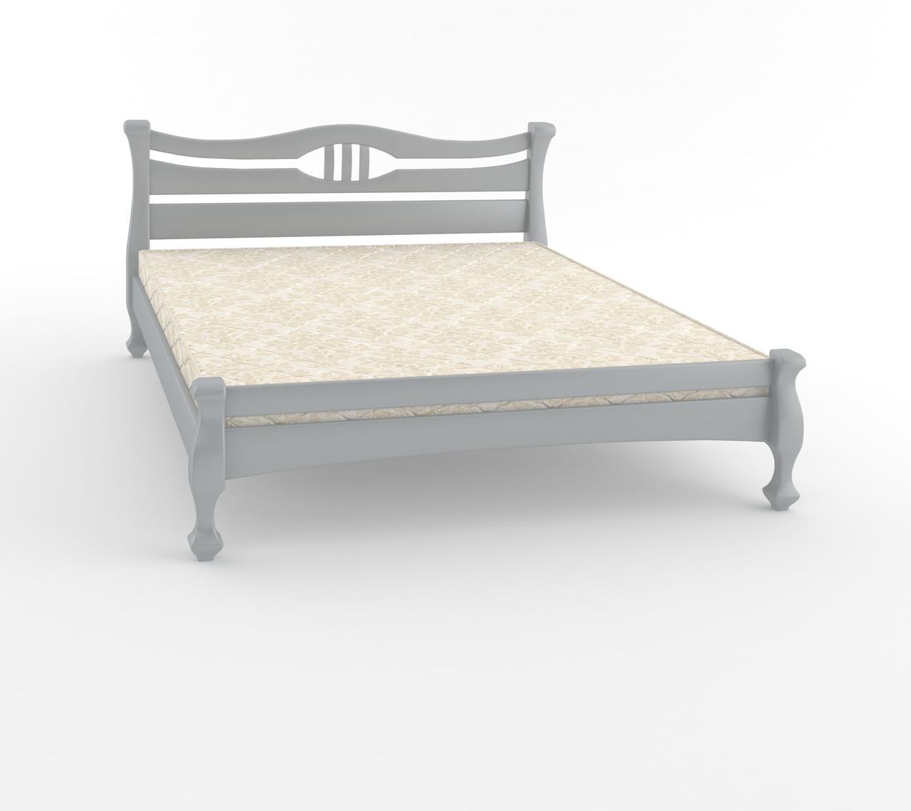 Односпальне ліжко Mebigrand Даллас Світло-сірий (RAL 7040) 90х190 см (DMBG-1748), фото 1