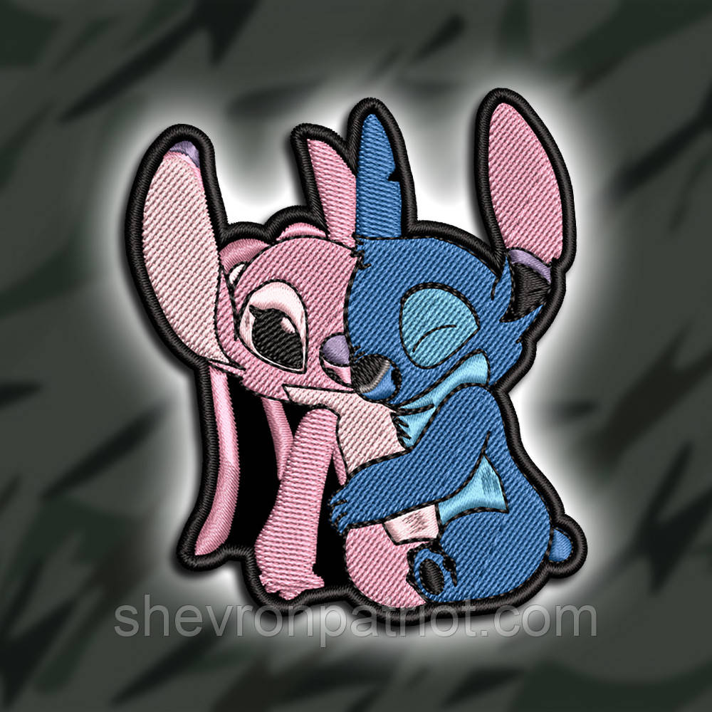 №472 Шеврон "СТІТЧ ТА ЕНДЖЕЛ" 8.5Х7.5СМ, фото 1