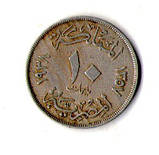 Єгипет Королівство Єгипет Фарук I 10 мілімів, 1938-1941 №3299, фото 3