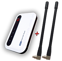 4G LTE 3G WiFi роутер Olax MF985 з акумулятором 3000 mAh + 2 антени Київстар, Vodafone, Lifecell MiMo