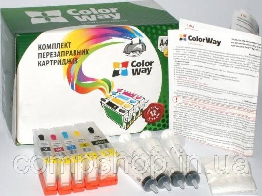Заправляємий картридж CW Epson Expression Premium XP-600/700  (5х100мл)  (код 65609), фото 1