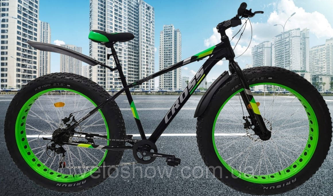 Фетбайк позашляховик 27.5/4.8 Leopard велосипед (fatbike) широкі колеса