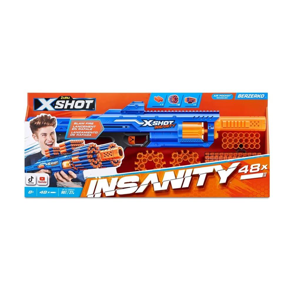 Швидкострільний бластер X-SHOT Insanity-Berzerko 8 Shot (48 набоїв), 36610R, фото 1
