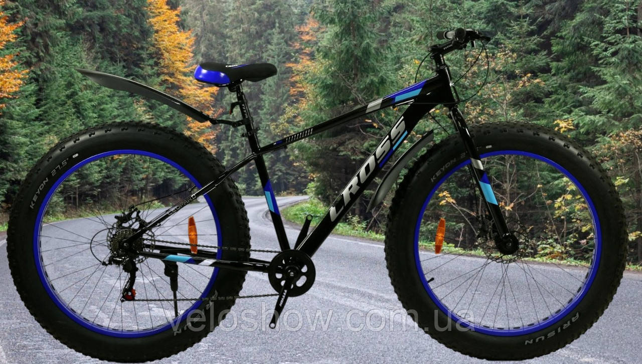 Фетбайк позашляховик 27.5/4.8 Leopard велосипед (fatbike) широкі колеса
