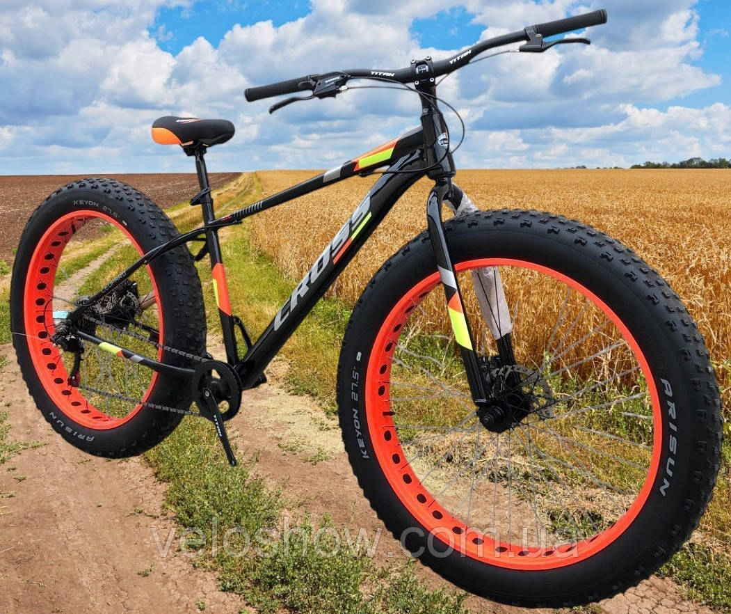 Фетбайк позашляховик 27.5/4.8 Leopard велосипед (fatbike) широкі колеса