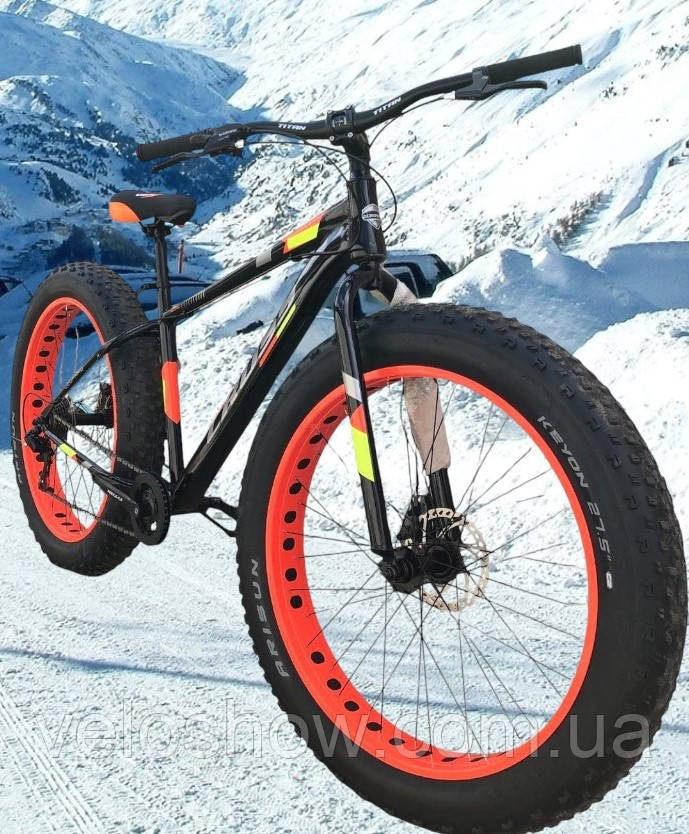 Фетбайк позашляховик 27.5/4.8 Leopard Cross велосипед (fatbike) широкі колеса