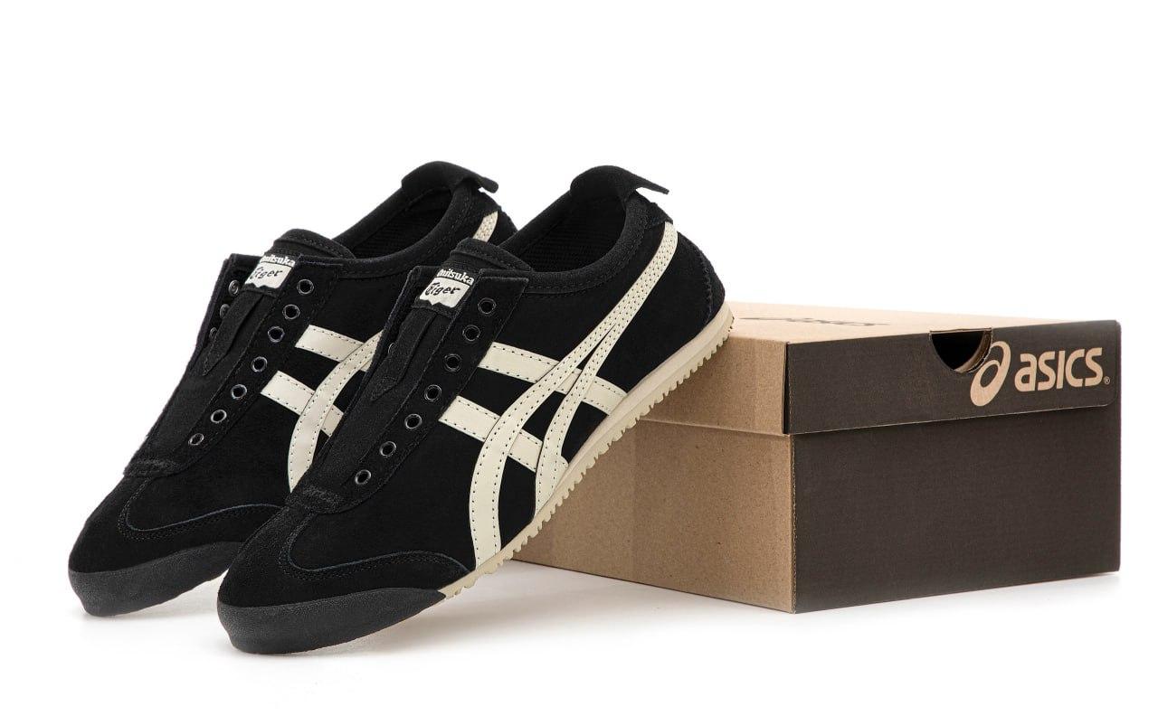 Чоловічі чорні Кросівки Asics Onitsuka Tiger Mexico 66