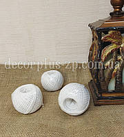 Шпагат для творчості х/б, білий (70г)