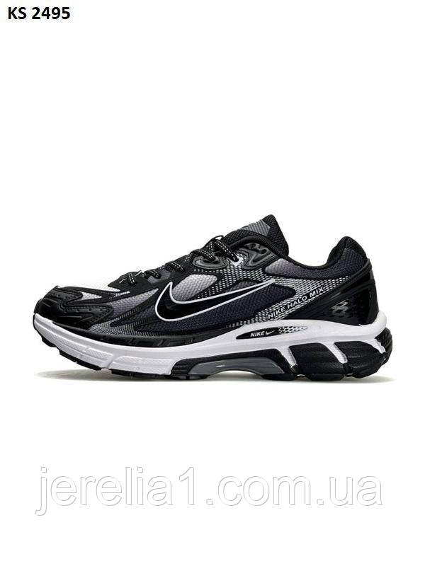 Кросівки Nike Halo Mix Black White, фото 1