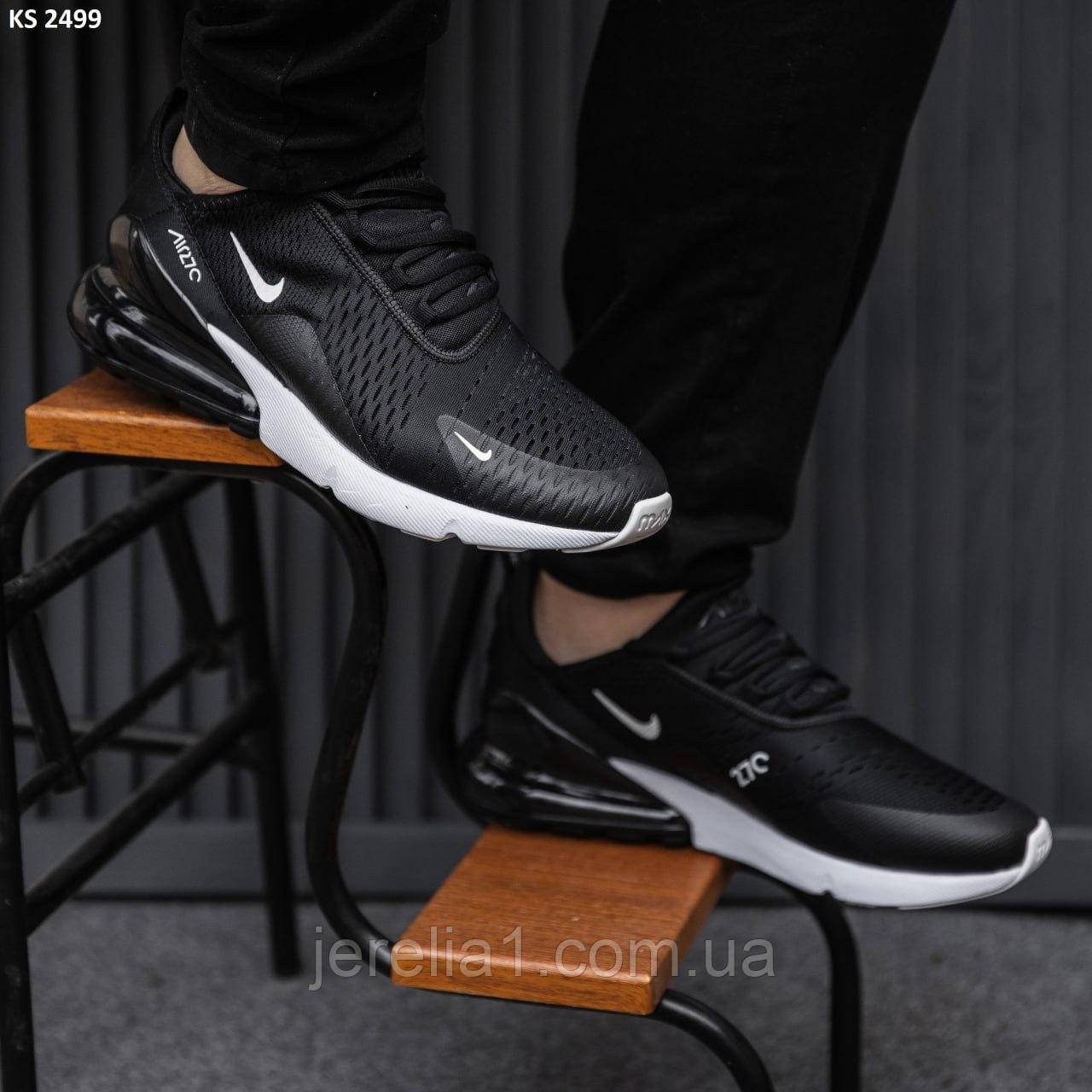 Кросівки Nike Air Max 270 Black White, фото 1
