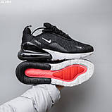 Кросівки Nike Air Max 270 Black White, фото 8