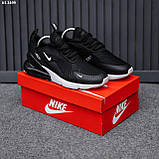 Кросівки Nike Air Max 270 Black White, фото 6