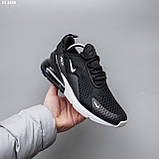 Кросівки Nike Air Max 270 Black White, фото 7