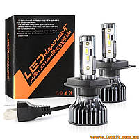 2шт Автолампи H4 LED 6000K автолампи світлодіодні автолампи авто лед лампи авто лампа лед світлодіодна дхо птф на авто