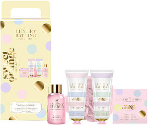 Набір для рук і тіла Ultimate Stacking Treats SOY 2025 The Luxury Bathing, (50 мл/50 мл/50 мл/80г)