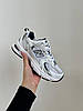 Кросівки New Balance 530 White Silver abzorb Взуття Нью Беленс білі сірі жіночі чоловічі, фото 2