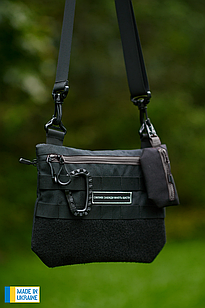 Сумка через плече "Сокіл Bags" Чорна