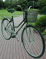 Міський 28 Фермер Чехія (посилений обод алюмін, спиця 3 мм, кошик) дорожній жіночий велосипед Люкс Україна