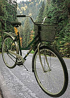 Міський 28 Фермер Чехія (посилений обод алюмін, спиця 3 мм, кошик) дорожній жіночий велосипед Люкс Україна