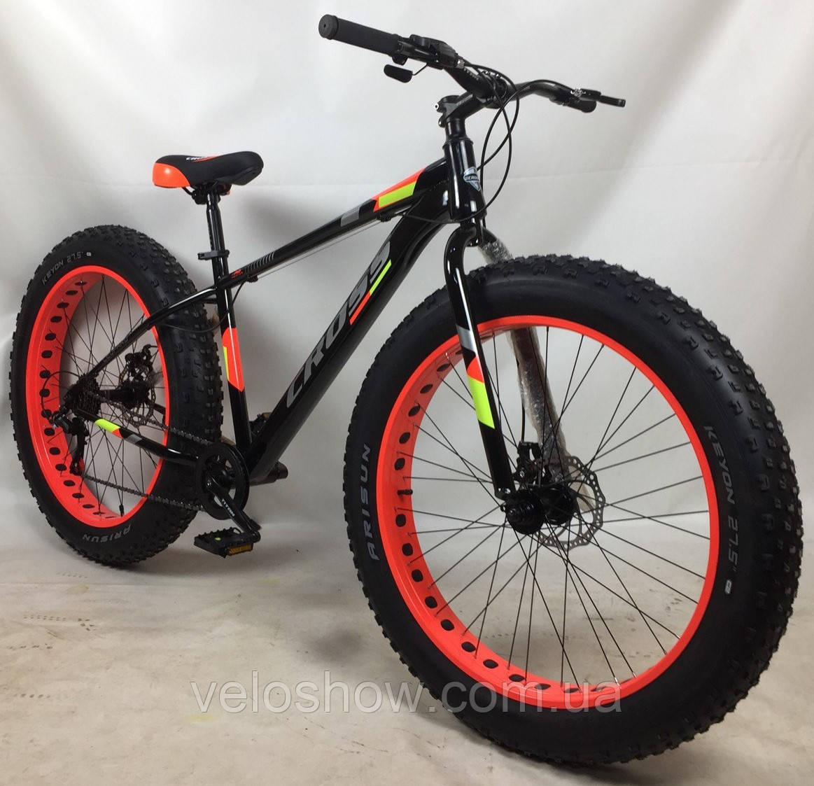 Фетбайк позашляховик 27.5/4.8 Leopard Cross велосипед (fatbike) широкі колеса