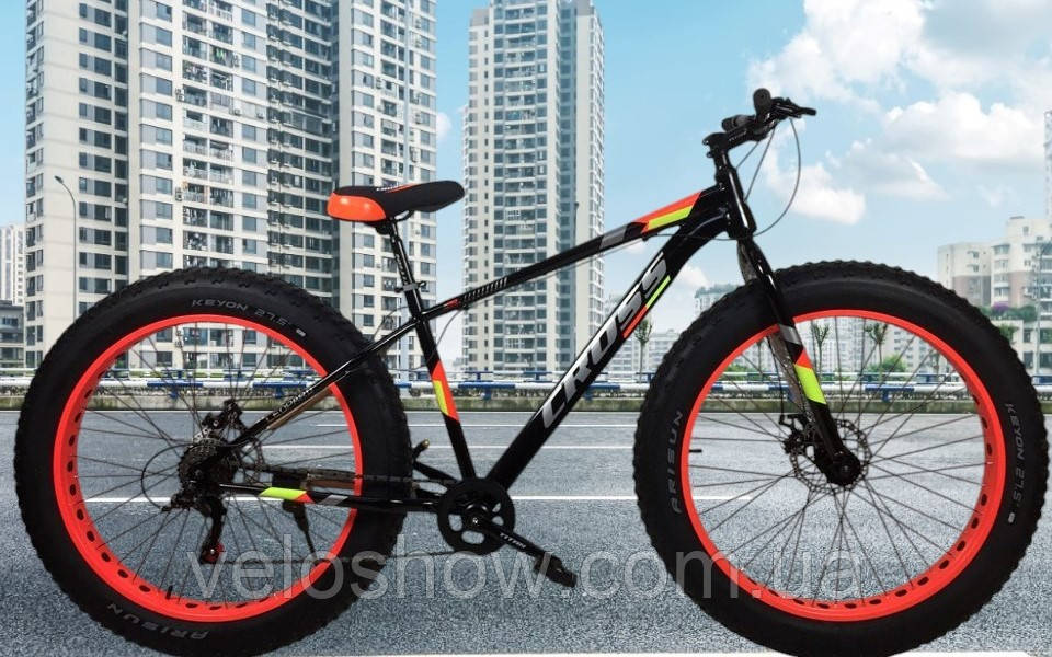 Фетбайк позашляховик 27.5/4.8 Leopard велосипед (fatbike) широкі колеса