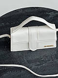 Жіноча сумка Jacquemus Le Grand Bambino білий крос боді Жакмюс, фото 3
