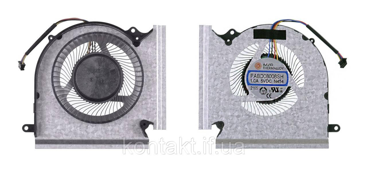 Вентилятор (кулер) GPU для MSI Raider GE66, Leopard GP66, Pulse GL66 (5V-1A) orig