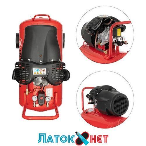 Компресор 100 л 2,23 кВт 220 В 10 атм 354 л/хв 2 циліндри PT-0005 Intertool, фото 1
