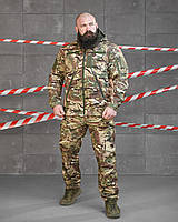 Тактичний костюм із тканини Софтшел/Softshell Мультикам/Multicam, демісезоння військова форма