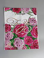 Пакети з вирубною ручкою (29 * 37) "Троянда" Ренпако (50 шт)