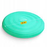 Балансувальна подушка-диск 4FIZJO MED+ 33 см сенсомоторна, масажна Mint (P-5907739313836), фото 7