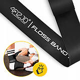Стрічка компресійна для флосингу 4FIZJO Floss Band 207 x 5 x 0.1 см Black (P-5905973405256), фото 6
