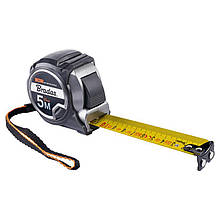 Рулетка рулонна, автоблокування, магнітний наконечник, CARBIDE, 5м/25мм, DIY-MTS33-0525/K