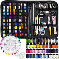 Набір для шиття RUHHY XL 19457 (129 елементів, багатобарвні нитки, компактний чохол)